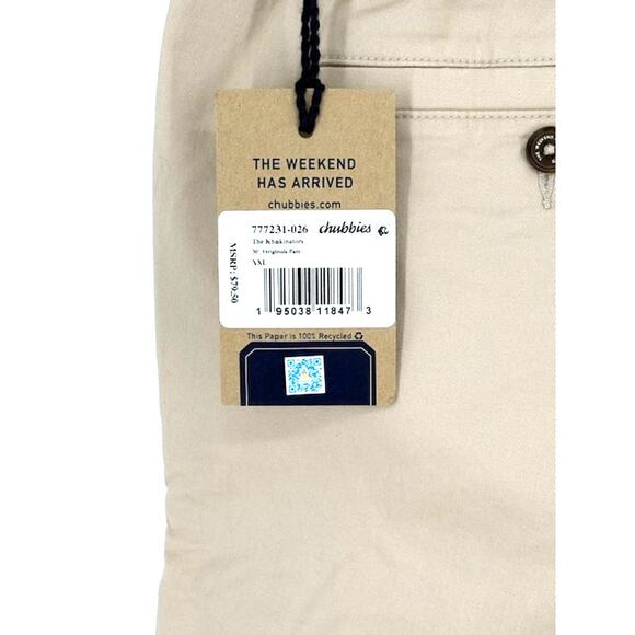 Chubbies Khakinator Original Stretch Twill Pants with Elastic Waist in Khaki XXL - Picture 4 of 7